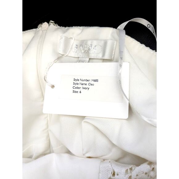 NWT Sz XXS-6 JARLO of London CLEO Lace Maxi dress Bridal Prom Formal - Picture 8 of 13